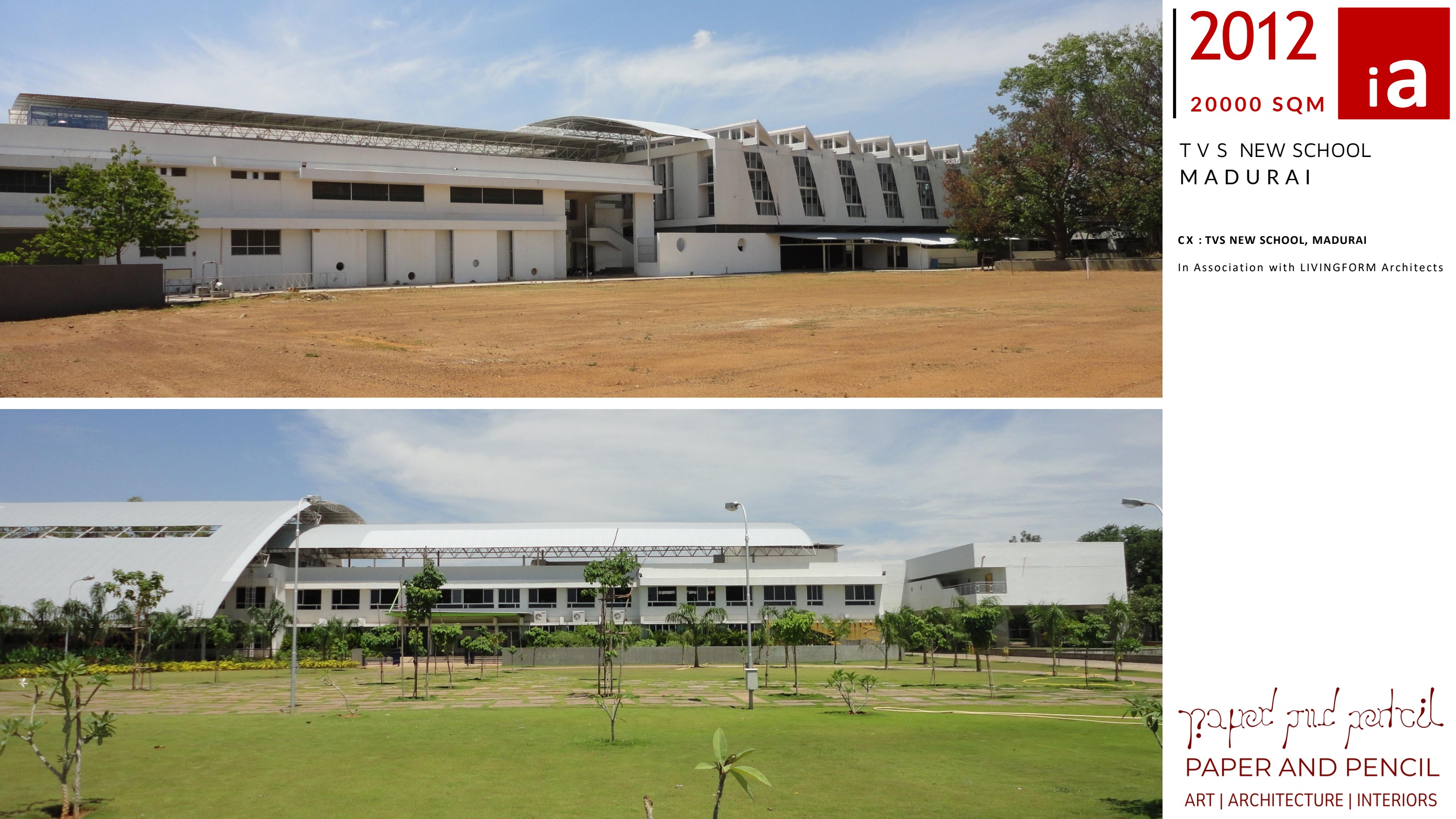 TVS New School — institutional project in Madurai by Paper & Pencil