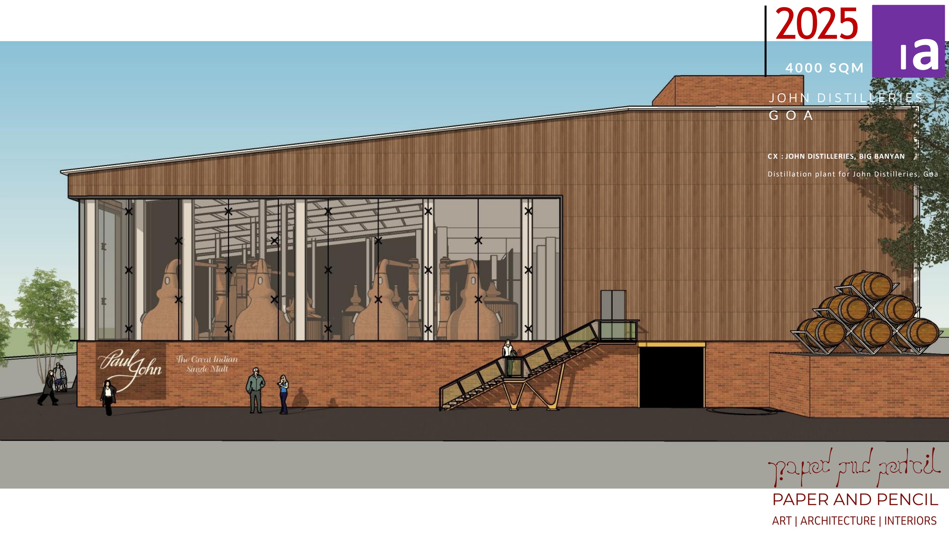 John Distilleries — Big Banyan — industrial project in Goa by Paper & Pencil