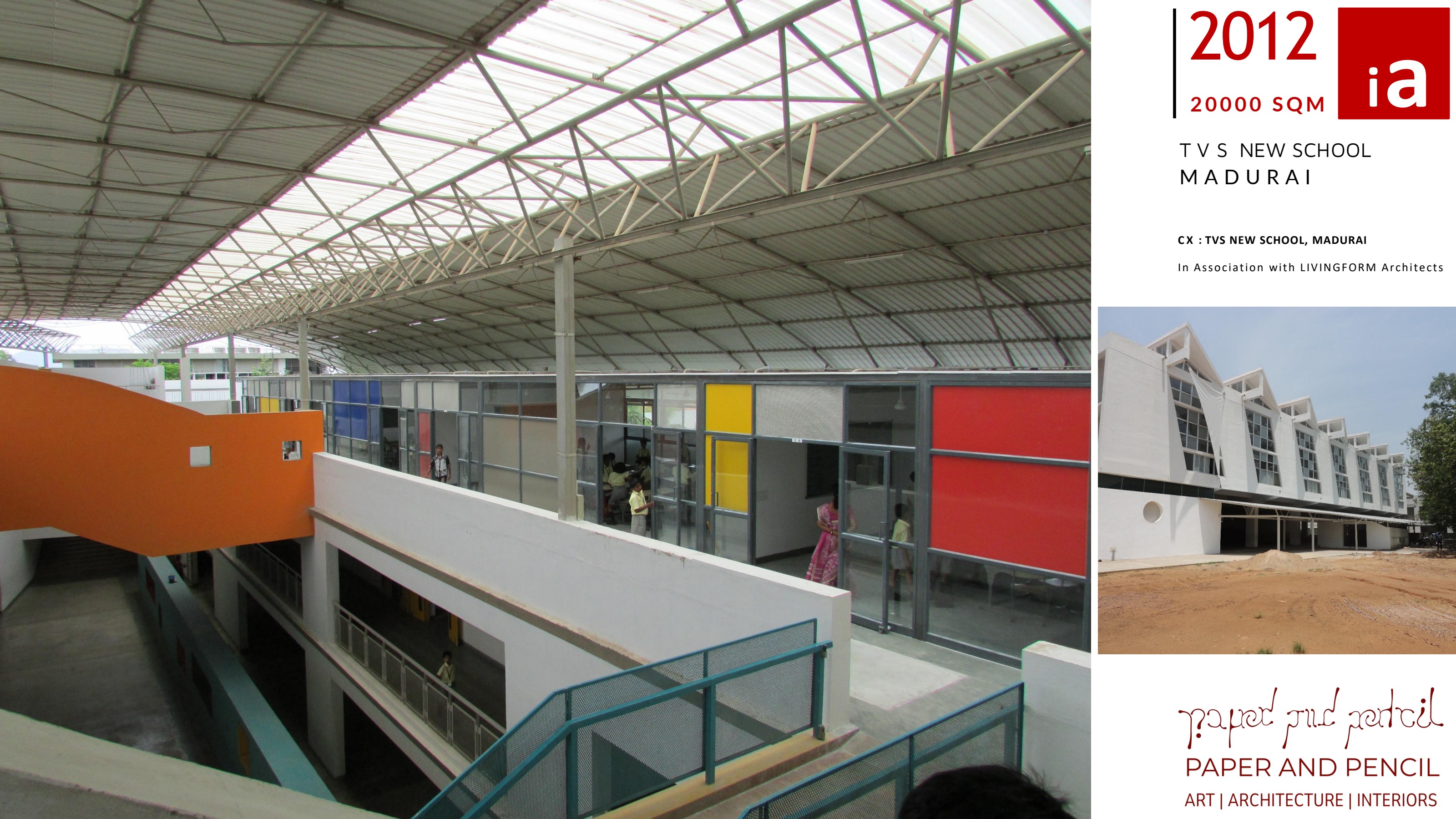 TVS New School — institutional project in Madurai by Paper & Pencil