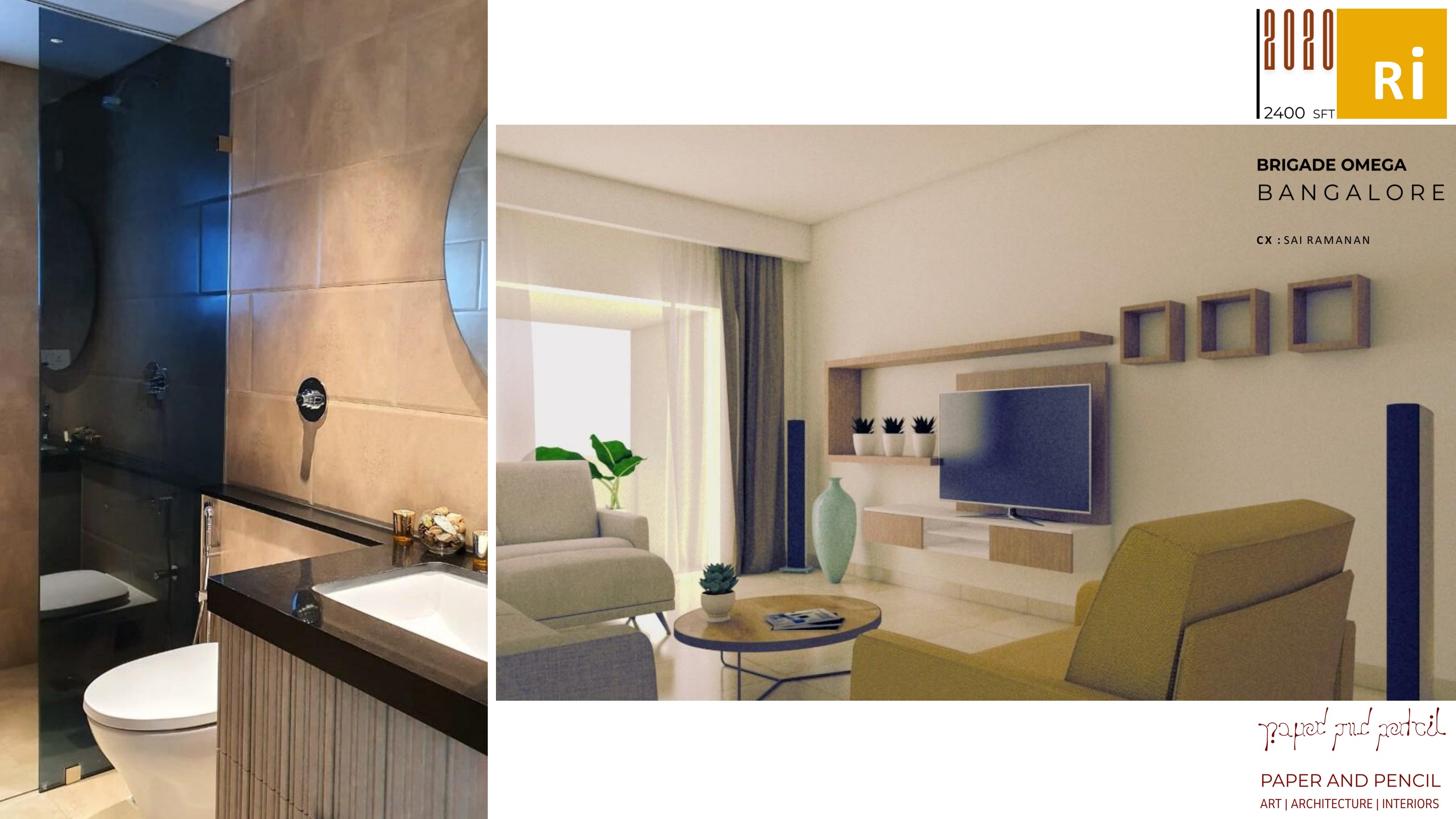 Brigade Omega Residence — residential project in Bengaluru by Paper & Pencil