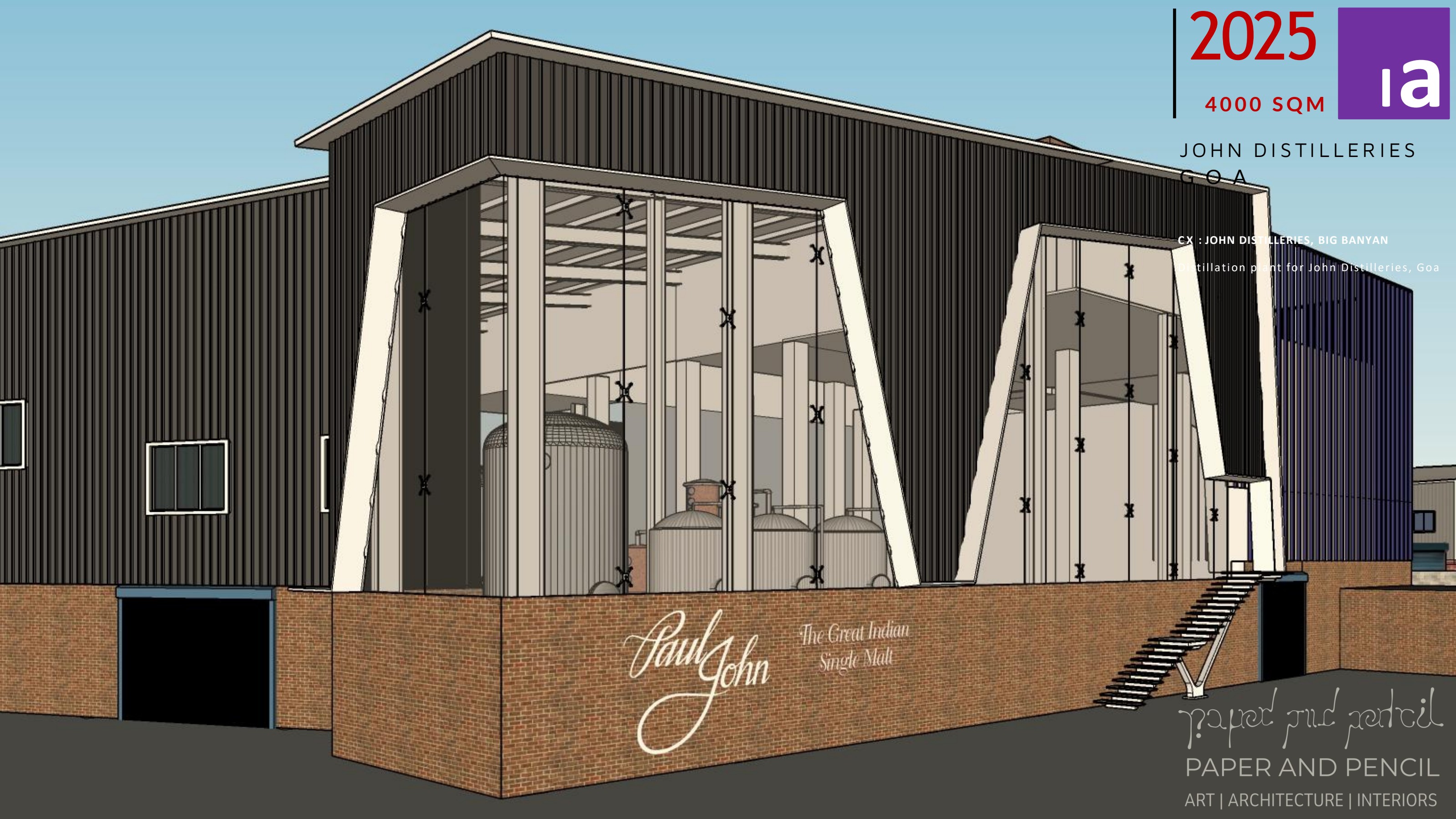 John Distilleries — Big Banyan — industrial project in Goa by Paper & Pencil