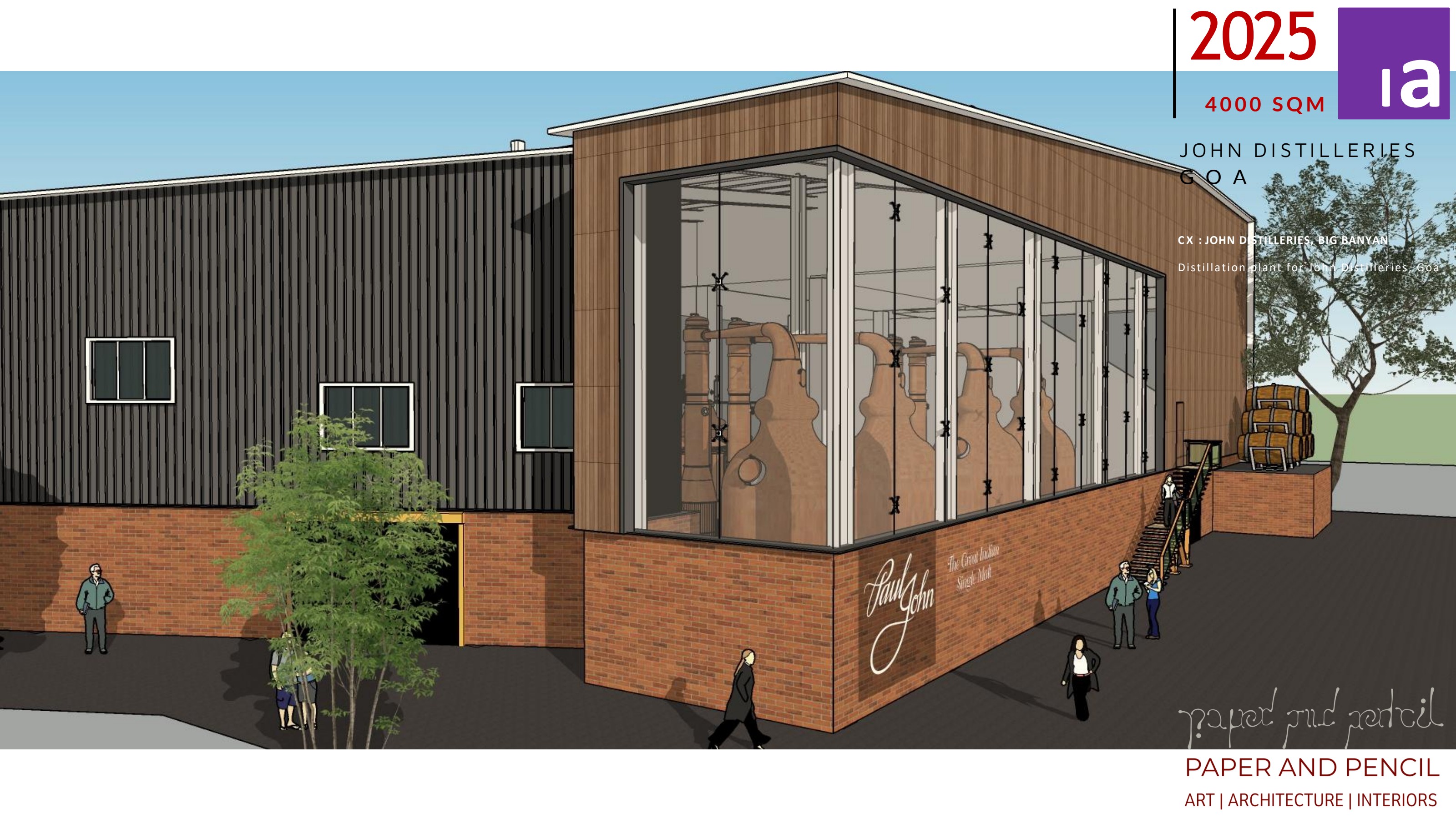 John Distilleries — Big Banyan — industrial project in Goa by Paper & Pencil